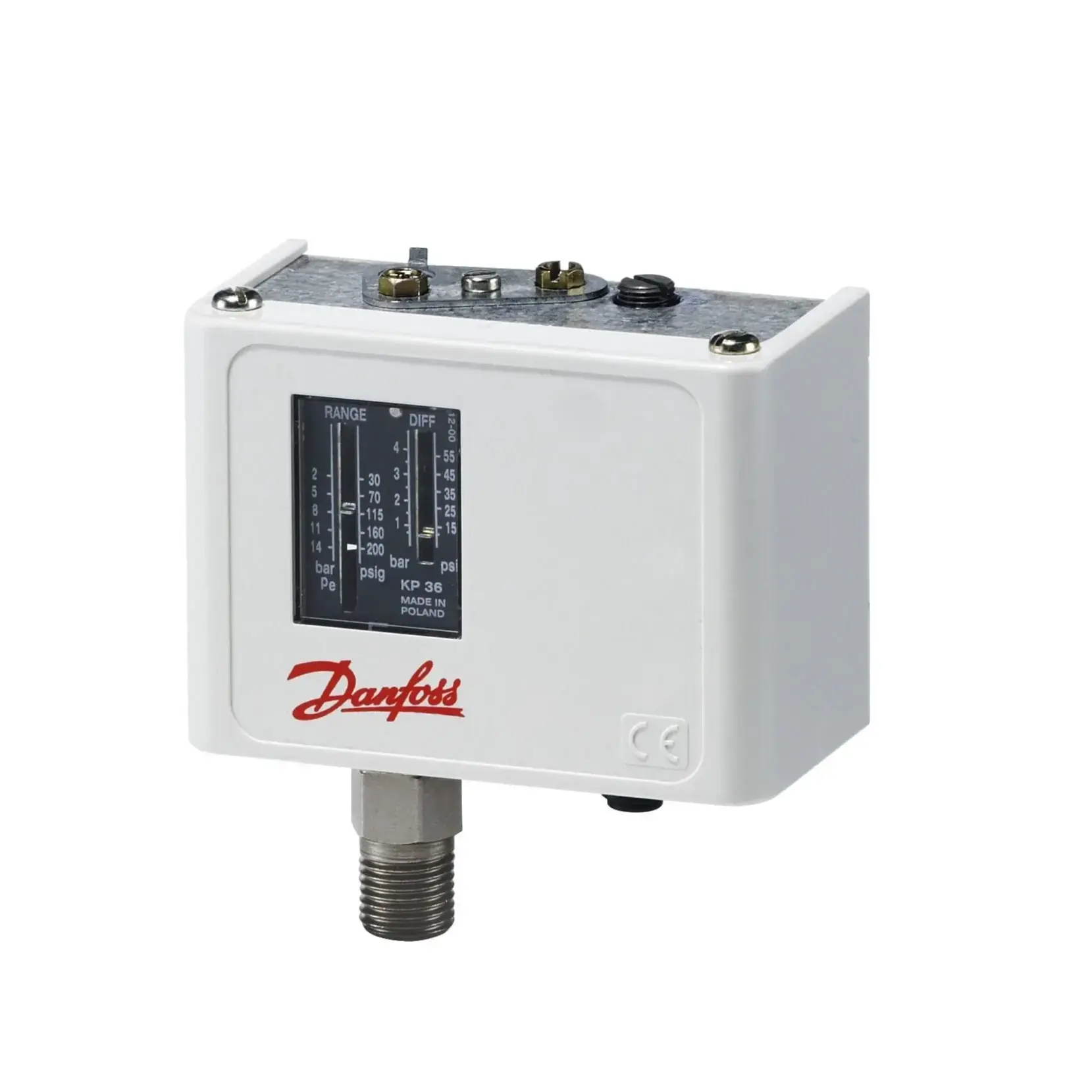 Danfoss KP35 0.2–7.5 Bar Pressure Switch | Pressure Controller | Isimatik