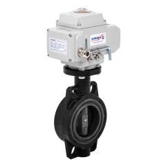 24V DC Elektrik Aktüatörlü U-PVC Kelebek Vana