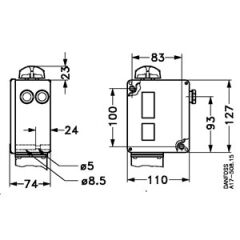 Danfoss RT200 0,2-6 Bar Presostat