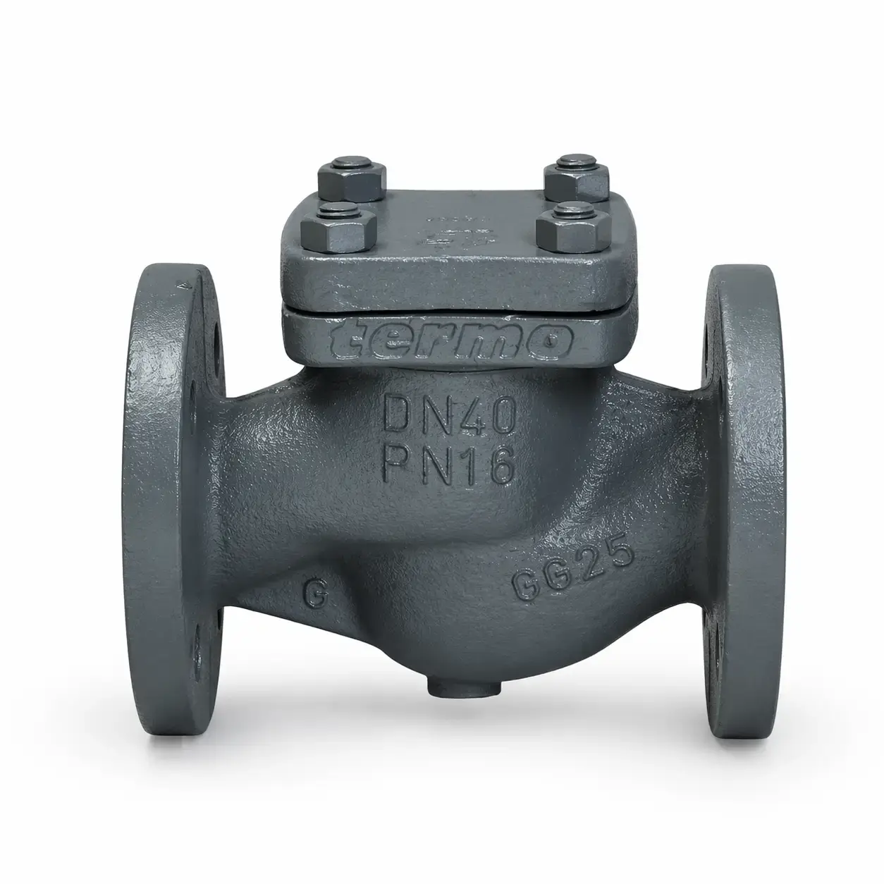 Spring Loaded Check Valve, PN 16 GG25, Flanged