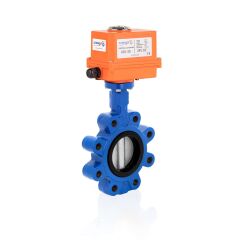 Unox Wafer Tip 24V DC Elektrik Aktüatörlü Kelebek Vana