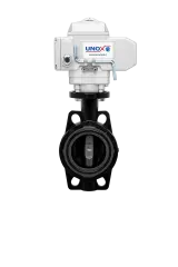 220V AC Elektrik Aktüatörlü U-PVC Kelebek Vana Ø250 - SU İÇİN