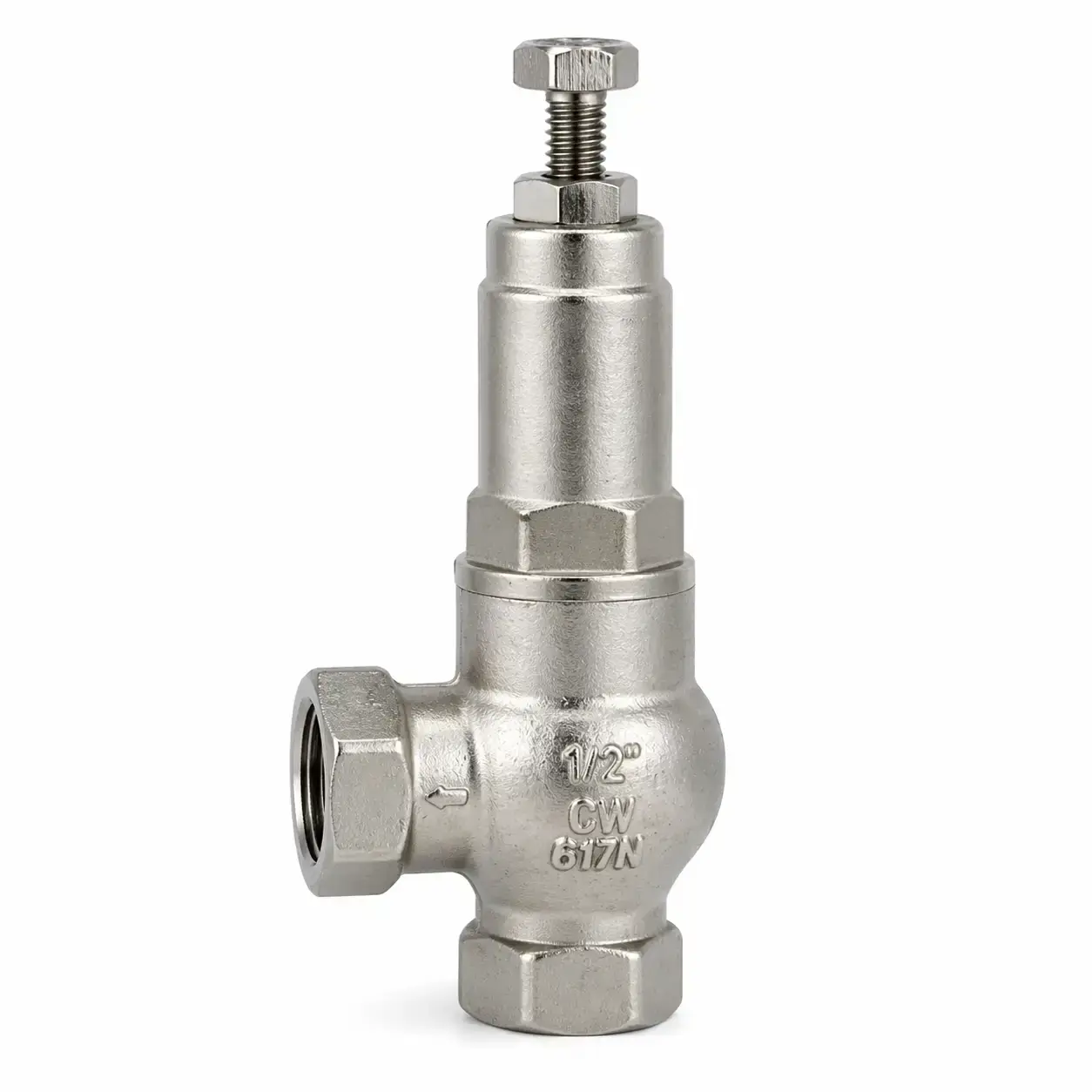 PAKKENS ADJUSTABLE SAFETY VALVE FOR STEAM