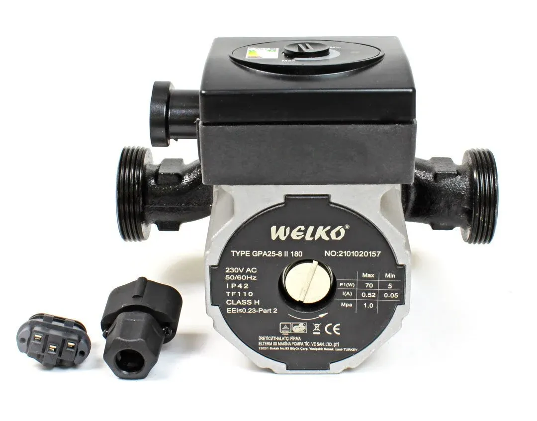 GPA25-8 ll 180MM WELKO 1'' Sirkülasyon Pompası Frekans Kontrollü (PVO-26 MUADİLİ)