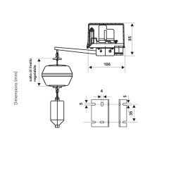 Fantini Cosmi A70 (Açık-Kapalı Depolar) Seviye Şalteri