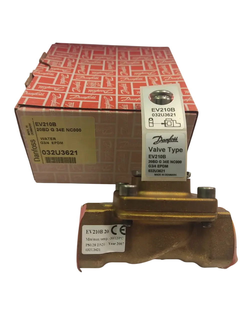 Danfoss 032U3621 3/4'' SOLENOİD VALF EV210B
