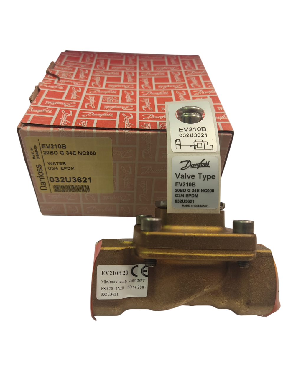 Danfoss 032U3621 3/4'' SOLENOİD VALF EV210B