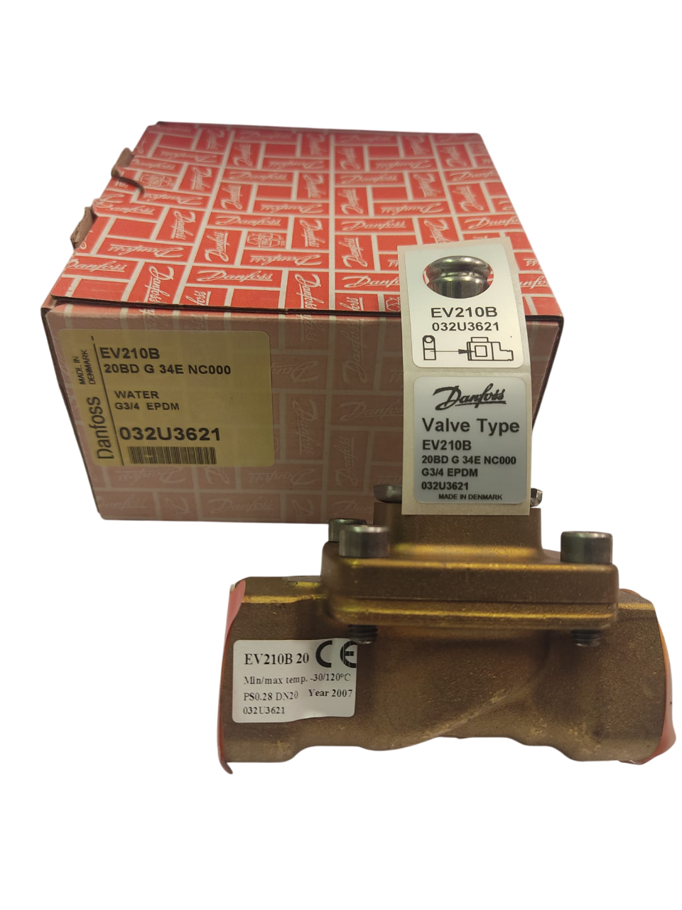 Danfoss 032U3621 3/4'' SOLENOİD VALF EV210B