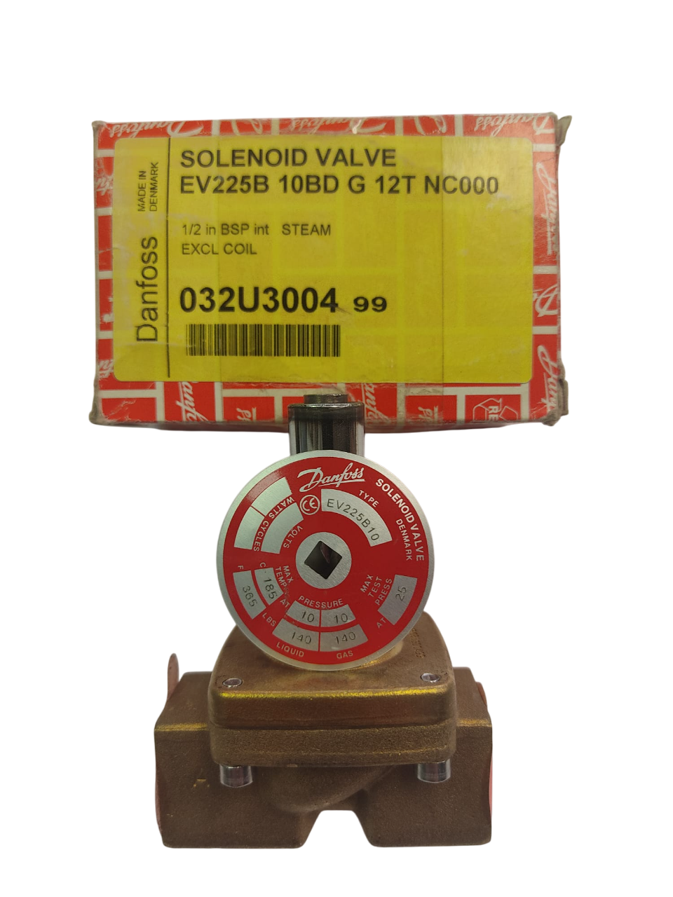 Danfoss 032U3004 Solenoid Valve 1/2″
