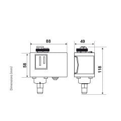 Fantini Cosmi B13CN Prosestat 1-10Bar