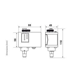 Fantini Cosmi B13CN Prosestat 1-10Bar