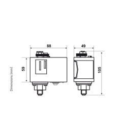 Fantini Cosmi B12HN Prosestat 60-300Bar