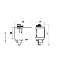 Fantini Cosmi B12GN Prosestat 25-150Bar